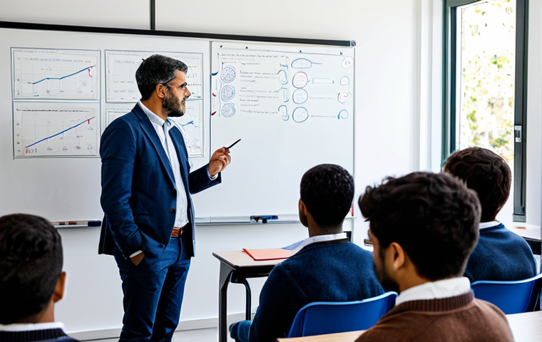 데이터사이언스에서 AutoML 활용 - **

"A diverse team of professionals collaborating on a data analysis project using AutoML software ...